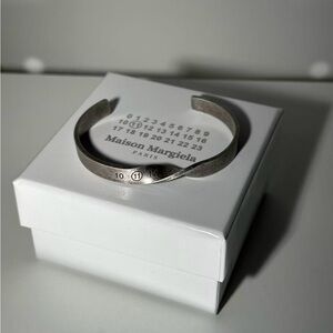 Maison Margiela Silver Cuff Bracelet